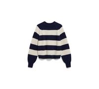 ARMEDANGELS KAAGI STRIPES - Frauen Loose Fit Strickpullover - blau M tinted navy