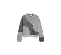 ARMEDANGELS MAYRAA VANISE - Damen Pullover Loose Fit aus Bio-Woll Mix black-off white M