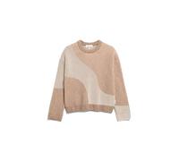 Armedangels Damen Pullover MAYRAA VANISE aus Bio-Woll Mix camel melange-oatmilk Größe L