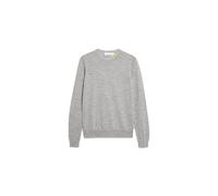ARMEDANGELS ELDIAA MERINO - Frauen Slim Fit Strickpullover - grau L light grey melange