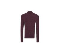 ALAANIA TWEED | Pullover aus recycltem Bio-Woll Mix - rot (S)