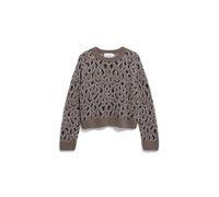 ARMEDANGELS Damen Pullover aus recyclem Bio-Woll Mix DILIRIAA LEOPAA Loose Fit Walnut Cream