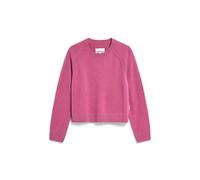 ARMEDANGELS Damen Pullover aus recyclem Bio-Woll Mix DILIRIAA REGLANA Loose Fit Crushed Berry