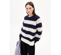 ARMEDANGELS Damen Pullover - Kaagi Stripes Tinted Navy (Blau) S