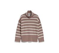 ARMEDANGELS CHANAA STRIPES - Damen Pullover Loose Fit aus Bio-Baumwolle cinnamon dust-oatmilk XS