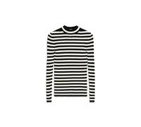 Armedangels Alaania Striped Black-Oatmilk Gr. XS Damen