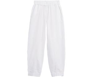 Armedangels Damen Pure Linen Pull On Barrel Hose (Größe M, weiss)