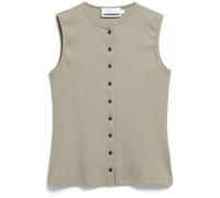 Armedangels Damen Rib Button Top (Größe L, beige)