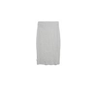 ARMEDANGELS Damen RIPP-Jerseyrock aus Bio-Baumwoll Mix AZITAA Rib Fitted Silver Melange M