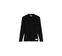 ARMEDANGELS FATIMAARA - Damen Ripp-Longsleeve Slim Fit aus Bio-Baumwoll Mix black S