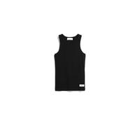 Armedangels Damen Top KANITAA Ripp-Top aus Bio-Baumwoll Mix Schwarz Größe S