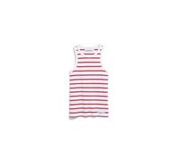 ARMEDANGELS Damen RIPP-Top aus Bio-Baumwoll Mix KANITAA Stripes Fitted White-Coral Blush M