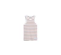 ARMEDANGELS Damen RIPP-Top aus Bio-Baumwoll Mix KANITAA Stripes Fitted White-Pale Umber M