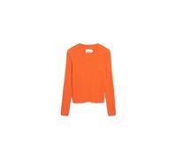 ARMEDANGELS CRESSIDAA CREPE - Frauen Slim Fit Strickjacke - orange XL sunset orange