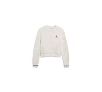 JULIAANAS STRUCTURE | Strickjacke aus Bio-Baumwolle - beige (S)