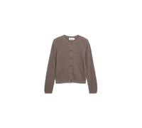 RICALAA LINO | Strickjacke aus Leinen-Mix - braun (XXL)