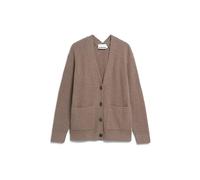 ARMEDANGELS Damen Strickjacke Relaxed Fit aus Bio-Woll Mix MAIYAA Relaxed Fit Cinnamon Dust Melange S