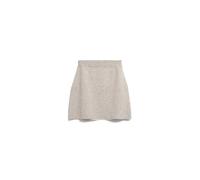 ARMEDANGELS Minirock - Strickrock aus Baumwoll-Woll-Mix Beige Größe S