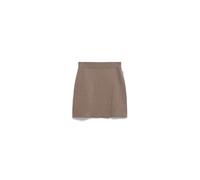 ARMEDANGELS Damen Strickrock aus Bio-Woll Mix DARLAA Regular Fit Cinnamon Dust Melange