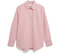 Armedangels Damen Stripe Loose Bluse (Größe L, rosa)