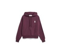 ARMEDANGELS Damen Sweathoodie aus Bio-Baumwolle Iconic Å FRANCISARAA Oversized Fit Dark Cranberry Xs