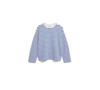 ARMEDANGELS Damen Sweatshirt aus Bio-Baumwolle FRANKAA MAARLEN Stripe Oversized Fit Undyed-Dynamo Blue M