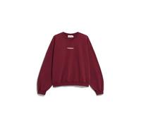 GMT DYE CREWNECK SWEATSHIRT | 100% Bio-Baumwolle - rot (M)