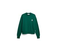 ARMEDANGELS Damen Sweatshirt aus Bio-Baumwolle Iconic Å ALIZAA Oversized Fit Emerald Green Xs