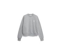 ARMEDANGELS Damen Sweatshirt aus Bio-Baumwolle Iconic Å ALIZAA Oversized Fit Silver Melange