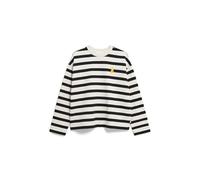 ARMEDANGELS FRANKAA Bold Iconic Å - Damen L Undyed-Black Sweatshirts Rundhalsausschnitt Oversized Fit