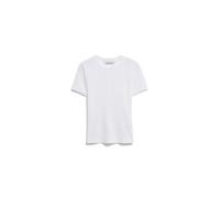 Armedangels - T-Shirt mit Pointelle-Muster weiß - Gr. - L