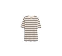ARMEDANGELS JAANISARA FINE STRIPE - Damen T-Shirt Slim Fit aus Bio-Baumwoll Mix oatmilk-black S