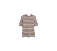 ARMEDANGELS - Women's Jaanisara Fine Stripe - T-Shirt, Gr. S, braun (WalnutCream/Oatmilk)
