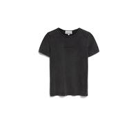ARMEDANGELS Damen T-Shirt aus Bio-Baumwolle EBAANORA GMT DYE Slim Fit Black