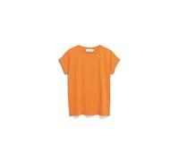 ARMEDANGELS Damen T-Shirt aus Bio-Baumwolle IDAARA Loose Fit Light Tangerine
