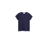 Armedangels Damen T-Shirt Idaara Loose Fit aus Bio-Baumwolle Tinted Navy S