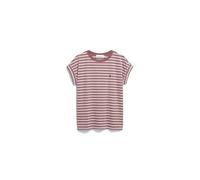 ARMEDANGELS IDAARA STRIPES - Damen T-Shirt aus Bio-Baumwolle ice grape-dark berry XL
