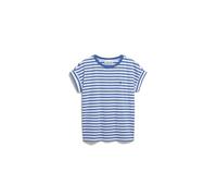 ARMEDANGELS Damen T-Shirt aus Bio-Baumwolle IDAARA Stripes Loose Fit White-Dark Morning L