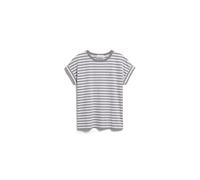 Armedangels - IDAARA STRIPE T-SHIRT white-silver melange - Gr. - XL