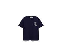 ARMEDANGELS Damen T-Shirt aus Bio-Baumwolle LUALAA Difference Regular Fit Tinted Navy S