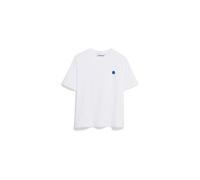 ARMEDANGELS Damen T‑Shirt LUALAA EMBRO aus Bio‑Baumwolle Weiß Größe M
