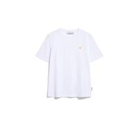 ARMEDANGELS Damen T-Shirt aus Bio-Baumwolle LUALAA Icons Regular Fit White-Yellow M