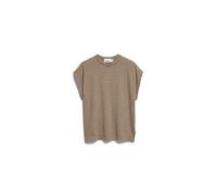 ARMEDANGELS - Women's Slub Jersey Stripe - T-Shirt, Gr. XS, braun (SandStone/DriedPalm)