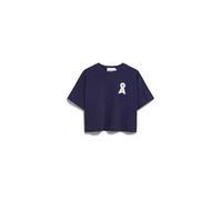 ARMEDANGELS - Women's Albertaraa - T-Shirt, Gr. M, blau (TintedNavy)