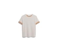 ARMEDANGELS Damen T-Shirt aus recyceltem Baumwoll Mix UN-Wasted Regular Fit Undyed-Cinnamon Dust S
