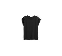 ARMEDANGELS Damen T-Shirt aus Tencel™ Lyocell Mix JILAANA Regular Fit Black
