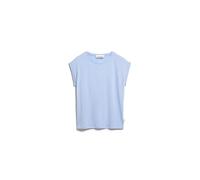 ARMEDANGELS Damen T-Shirt aus Tencel™ Lyocell Mix JILAANA Regular Fit Soft Blue M
