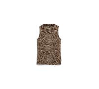Armedangels - ZEBRA PRINT BOAT NECK TOP sandstone - Gr. - L