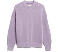 ARMEDANGELS Damen Strickpullover aus 100% Bio-Baumwolle VANISÉ Rib Loose Fit Moonlit Lilac-Dark Moonlit Lilac S
