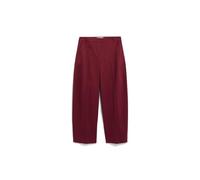 ARMEDANGELS BARREL TWILL Damen Webhose aus Bio-Baumwoll Mix velvet red S